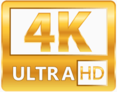 4K ultra full hd logo