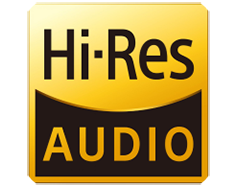 high resolution audio logo